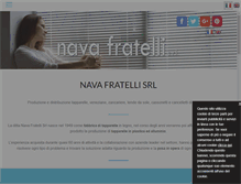 Tablet Screenshot of navafratelli.com